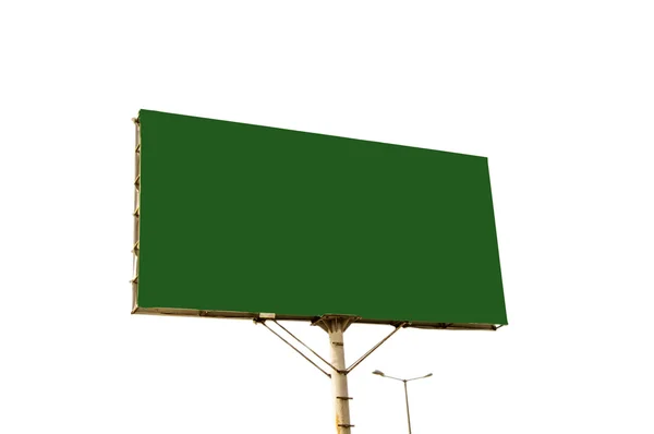 Billboard con sfondo verde — Foto Stock