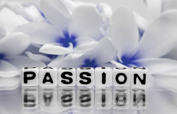 Passion with blue theme — Stock Photo, Image