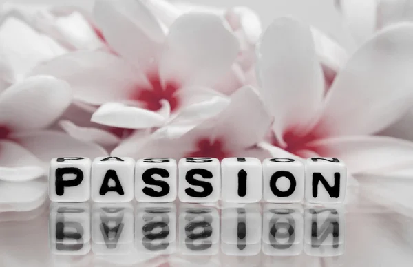 Passion with red flowers — Stock Photo, Image