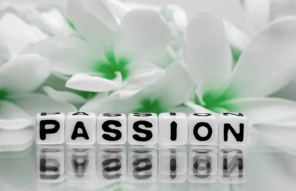 Passion with green flowers — Stock Photo, Image