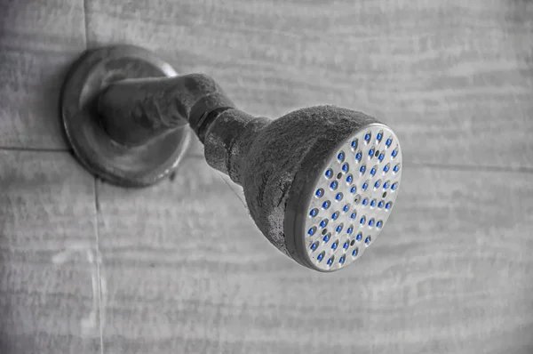 Vecchio soffione doccia — Foto Stock