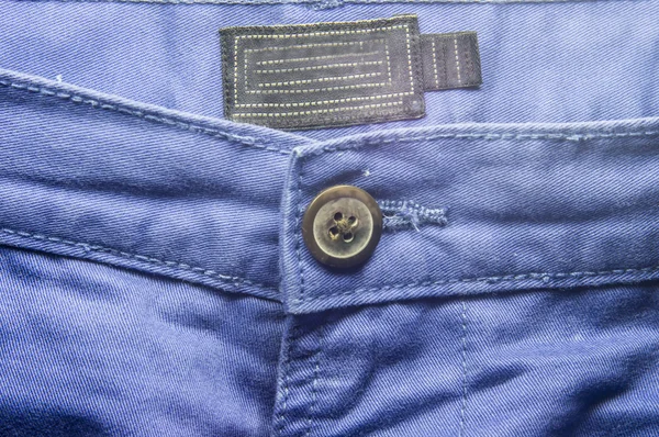 Frente de pantalones vaqueros pantalones azules — ストック写真