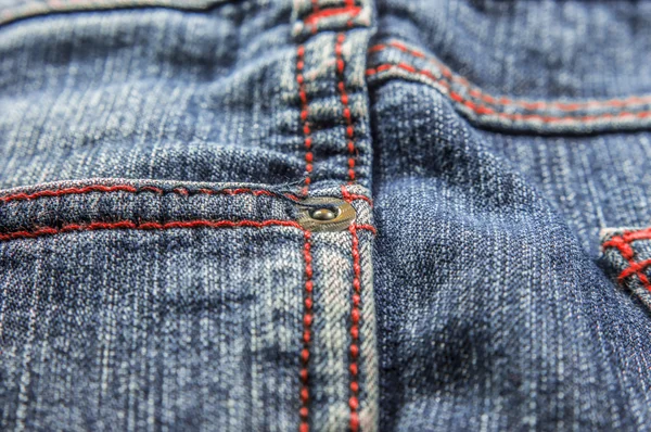 Side pockets of jeans — Stock Photo, Image