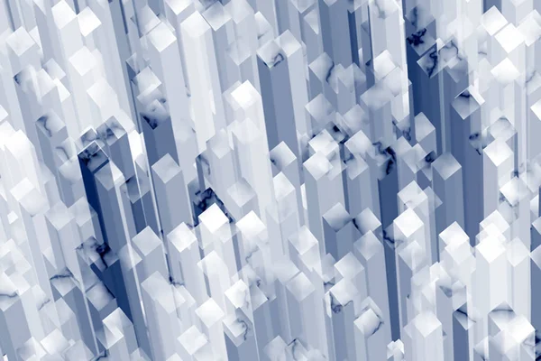 Beyaz mermer desen ve gölge üzerine cam kule tasarımı