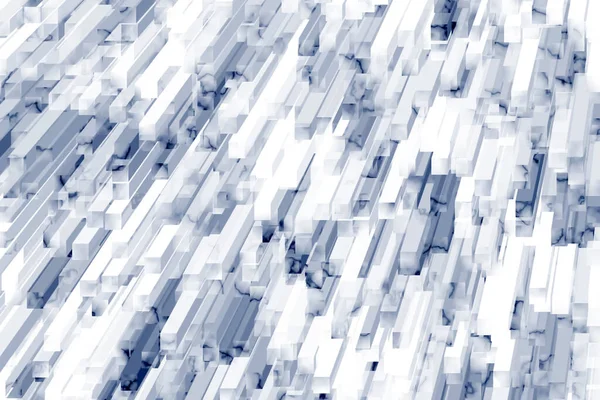 Dikey beyaz ve mavi mermer bloklar dokusu ve gölgesi