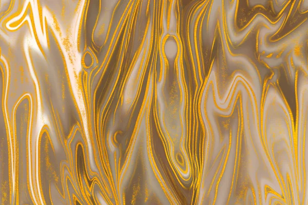 Marble Ink Gold Texture Inktscape Patroon Glitter Ontwerp Met Steen — Stockfoto