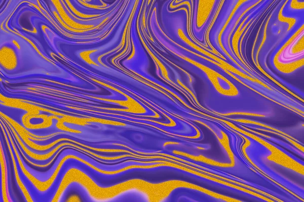 Marble Ink Gold Texture Inkscape Pattern Dark Purple Glitter Shades — Fotografia de Stock