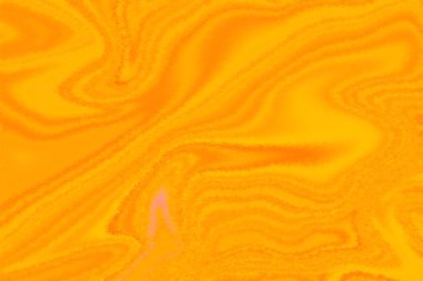 Turuncu renkli mürekkep sıçramış ve gölgeli soyut desen deseni