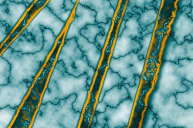 Altın parıltılı mermer ve mürekkep desenli verticle çizgileri ve gölgeli.