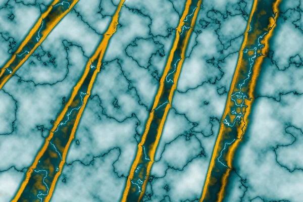 Altın parıltılı mermer ve mürekkep desenli verticle çizgileri ve gölgeli.