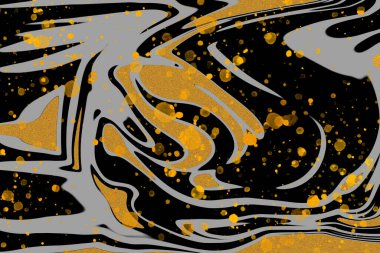 Mermer dokuya soyut mürekkep ve damarlar taşa, kayalar da gölgelerle doldurulmuş ve düşmüştür..