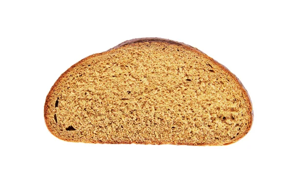 Gesneden stuk van donker brood — Stockfoto