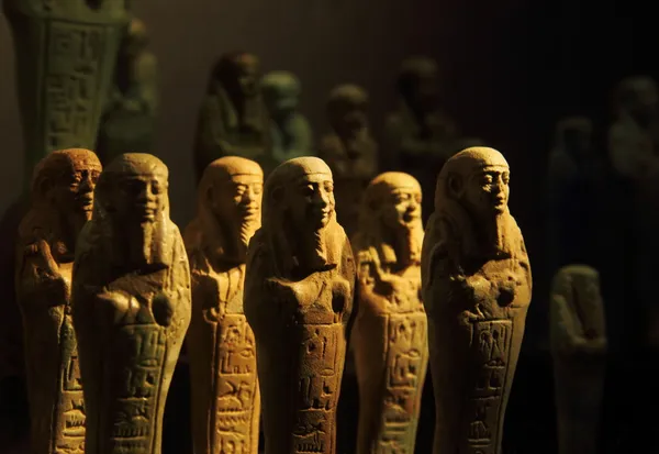 Egyptian mummy figurines — Stock Photo, Image