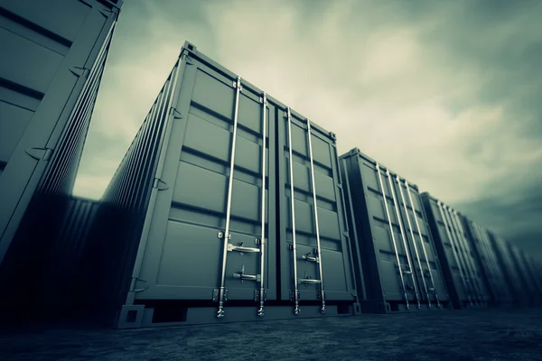 Kargo konteynerler.