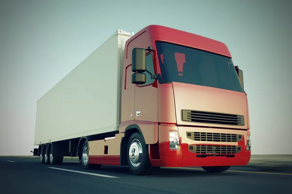 Truck on the road. — Stock Photo, Image