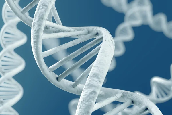 Powiększenie DNA — Zdjęcie stockowe