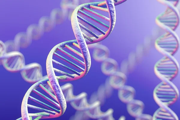 DNA zvětšení — Stock fotografie
