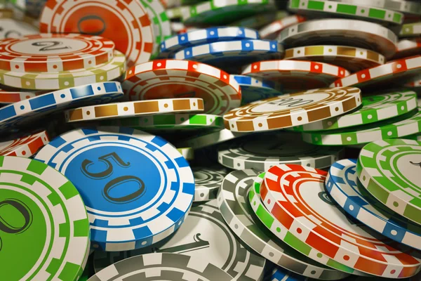 Fichas de Casino . —  Fotos de Stock