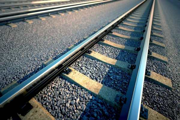 Bahngleise. — Stockfoto