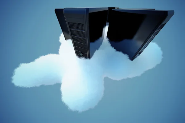 Il cloud computing. — Foto Stock