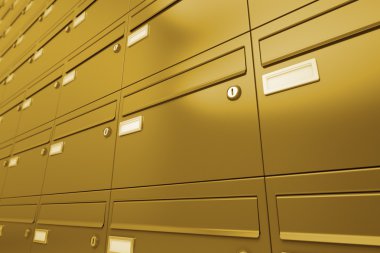 Mailboxes. clipart