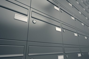Mailboxes. clipart
