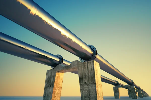 Pipeline tramonto . — Foto Stock