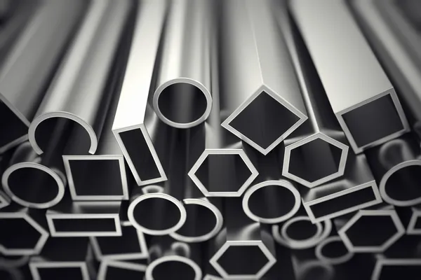 Aluminium profiles. — Stock Photo, Image