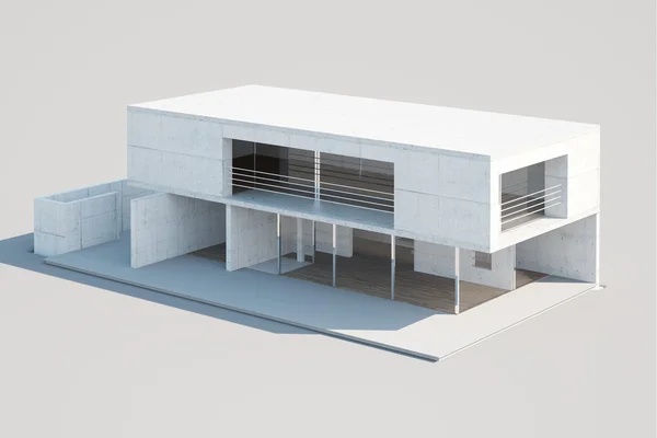 Mock-up casa moderna . — Foto Stock