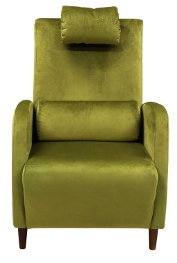 Koltuk beyaz arka planda izole edilmiş. Görünüm 2. Kırpma yolu dahil