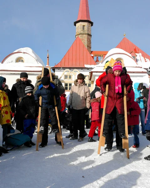 Gatchina Leningrád Régió Oroszország 2011 Március Hagyományos Tavaszi Ünnep Oroszországban — Stock Fotó