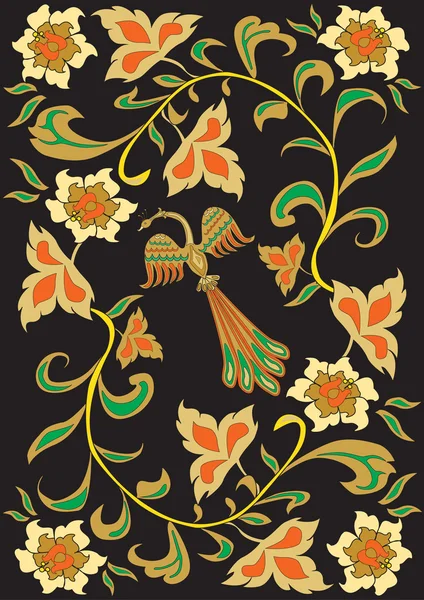 fantastik kuş Gül Bush