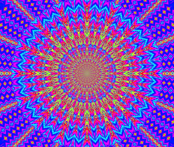Kreativer Hintergrund. Kaleidoskop. eine wunderbare Harmonie der Farben — Stockfoto