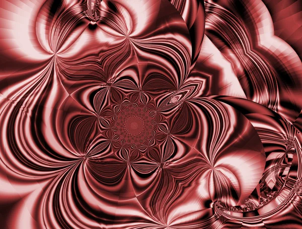 Prachtige kleurrijke fractal, fantastische bloem patroon stijl of — Stockfoto