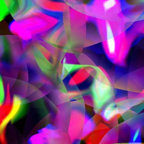彩色玻璃马赛克，几何抽象艺术装饰。一-03 — 图库照片