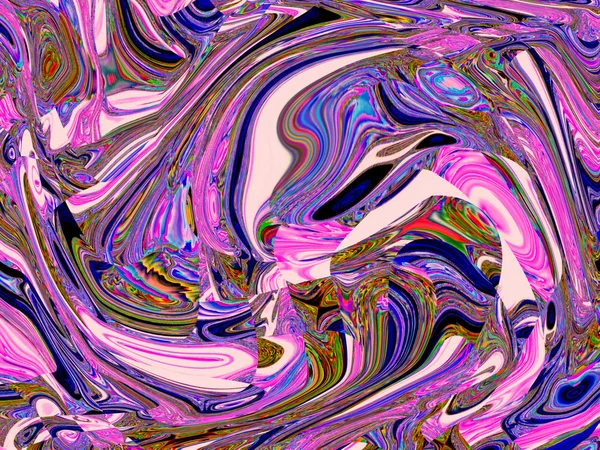 Fantastische rosa und blaue Bewegung in einem Wirbelwind des Tanzes. a-0341 — Stockfoto