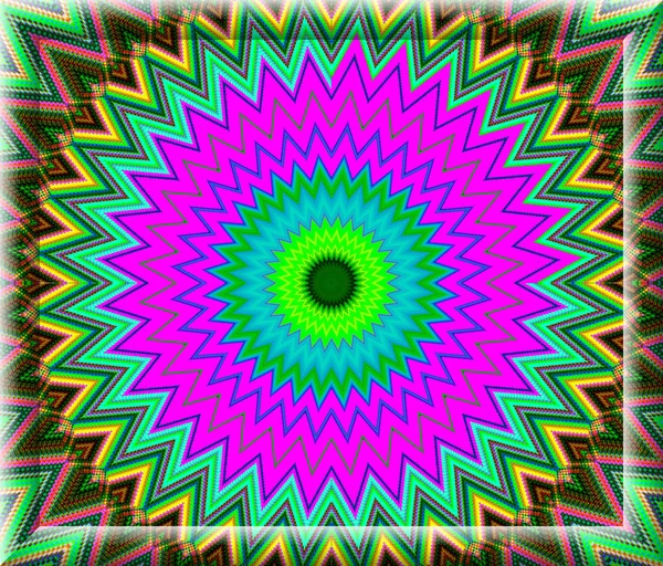 Caracteristică decorativă fractală colorată, splendoare magică, minunat h — Fotografie, imagine de stoc