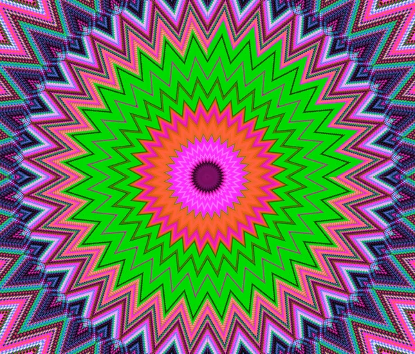 Característica decorativa fractal colorido, esplendor mágico, maravilloso h — Foto de Stock
