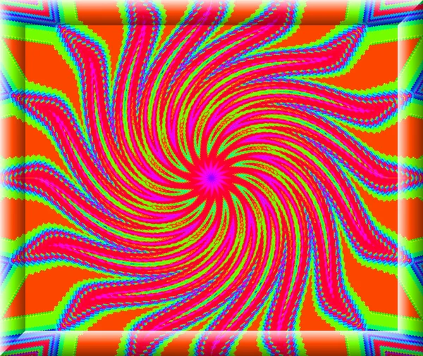 Característica decorativa fractal colorido, esplendor mágico, maravilhoso — Fotografia de Stock