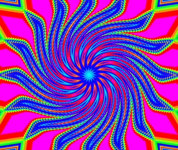 Característica decorativa fractal colorido, esplendor mágico, maravilloso — Foto de Stock