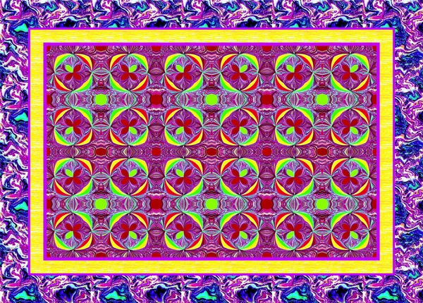 Característica decorativa fractal colorido, esplendor mágico, maravilloso h —  Fotos de Stock