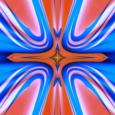 renkli fraktal dekoratif özelliği, sihirli ihtişamı, harika h