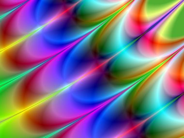 renkli fraktal dekoratif özelliği, sihirli ihtişamı, harika h