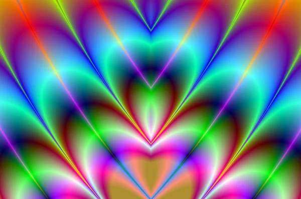 Característica decorativa fractal colorido, esplendor mágico, h maravilhoso Imagem De Stock