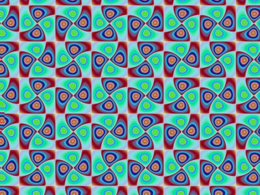 renkli fraktal dekoratif özelliği, sihirli ihtişamı, harika h