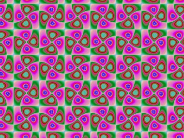 renkli fraktal dekoratif özelliği, sihirli ihtişamı, harika h