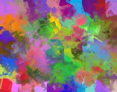 Yaratıcı arka plan, kaotik bir patte ile çözündü.