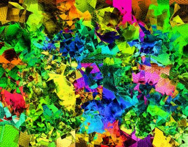 muhteşem bir kaotik desen renk ile yaratıcı arka plan 