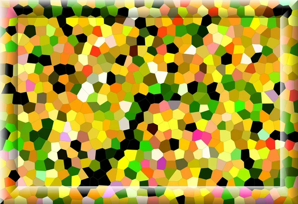 Творчий мозаїчний фон з чудовим хаотичним візерунком — стокове фото