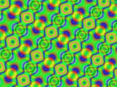 renkli fraktal dekoratif özelliği, sihirli ihtişamı, harika h